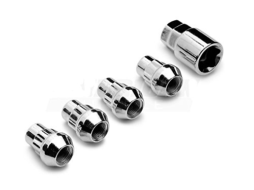 Amazon.com: AVN Motorsports (4) 14x2 Chrome Closed Acorn Locking